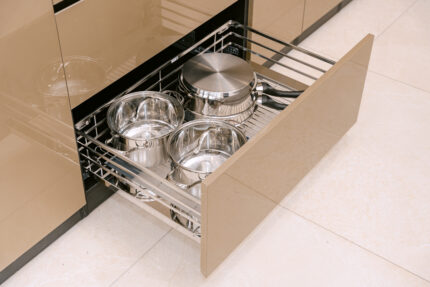 Kệ xoong nồi inox nan dẹt DG