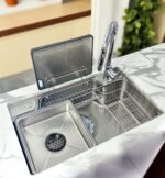 Chậu Rửa Bát 1 Hố Kiểu Nhật Kitplus DCR7848 - Ảnh 2